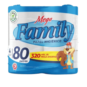 PAPEL HIGIENICO FAMILY X 80MTS H/S X 4UNI