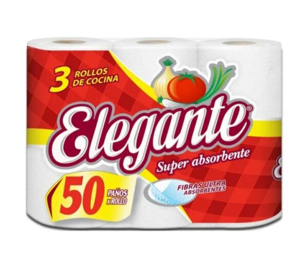 ROLLOS COCINA ELEGANTE X 50 PAÑOS