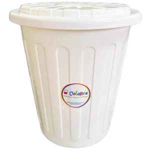 TACHO DE RESIDUOS C/TAPA DE 40LTS LINEA COLORES